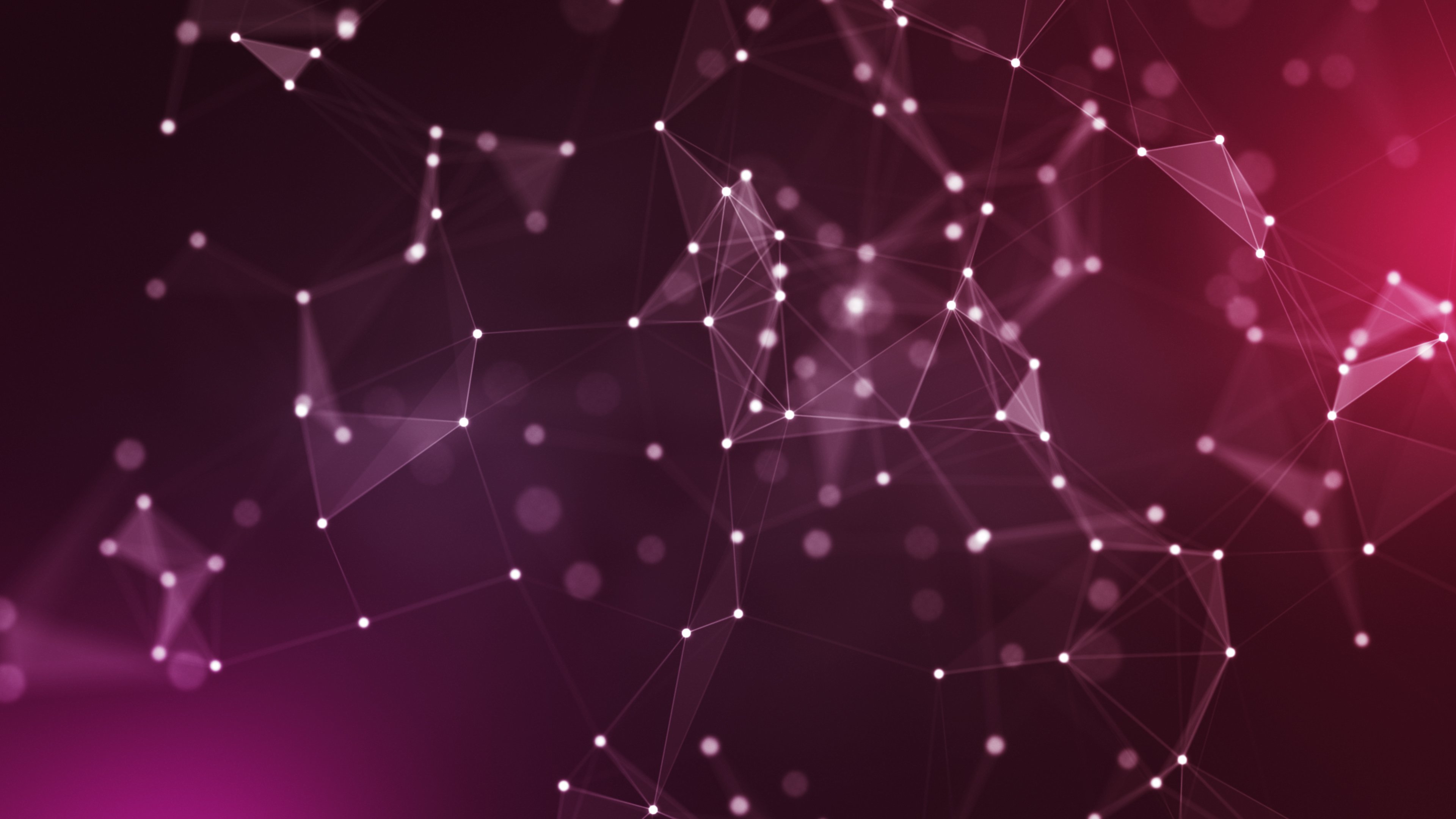 Pink Futuristic Network Background